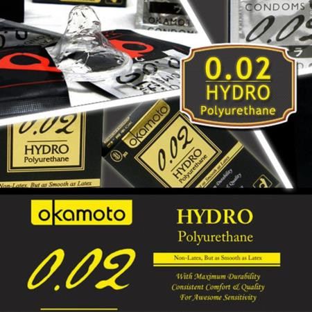 [오카모토] 하이드로 0.02 슬림콘돔 6p